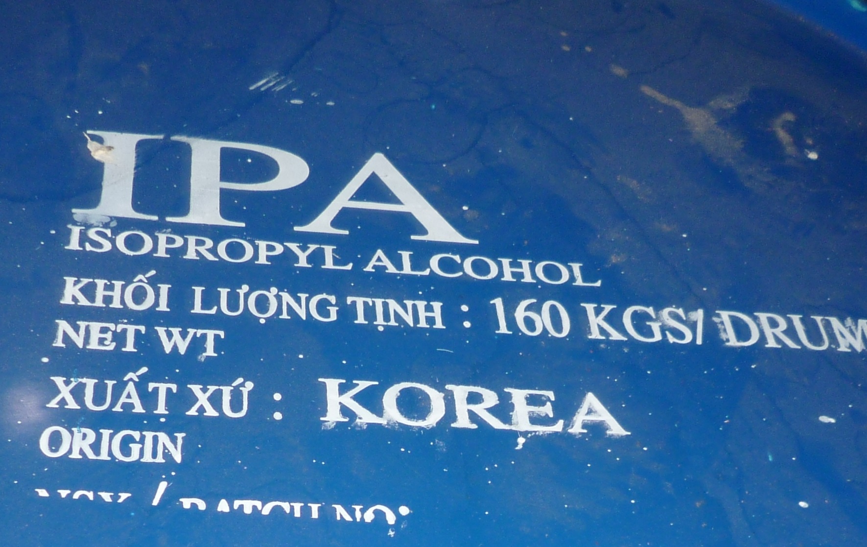 IPA - ISO PROPYL ALCOHOL